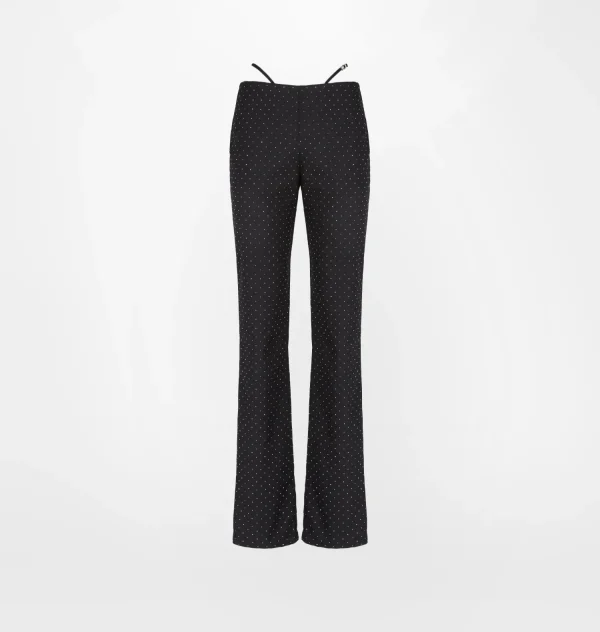 Chiara Ferragni Brand ALLOVER RHINESTONE TROUSERS | Pants & Skirts