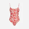 Chiara Ferragni Brand BANDANA ONE PIECE SWIMSUIT | Beachwear