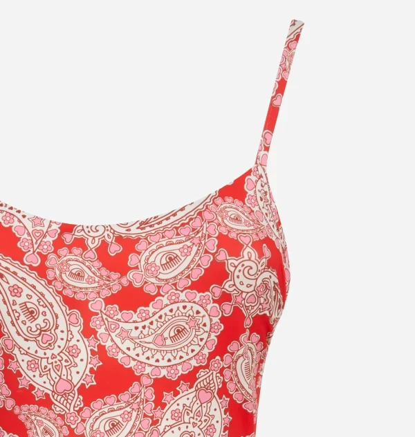 Chiara Ferragni Brand BANDANA ONE PIECE SWIMSUIT | Beachwear