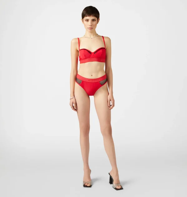 Chiara Ferragni Brand BEACH PARTY PUSH-UP BIKINI TOP | Beachwear