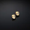 Chiara Ferragni Brand BOLD RHINESTONE LOBE EARRINGS | Earrings
