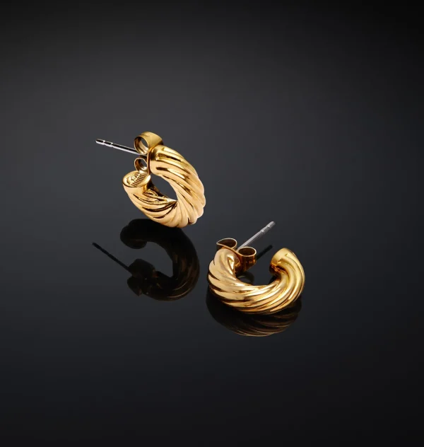Chiara Ferragni Brand BOLD SMALL HOOP EARRINGS | Earrings