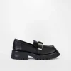 Chiara Ferragni Brand BUCKLES LOAFER | Flat Shoes