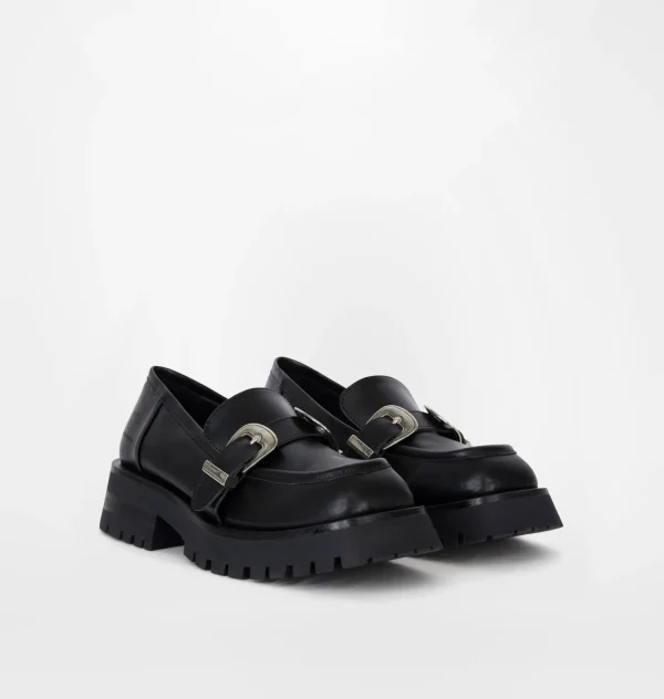 Chiara Ferragni Brand BUCKLES LOAFER | Flat Shoes