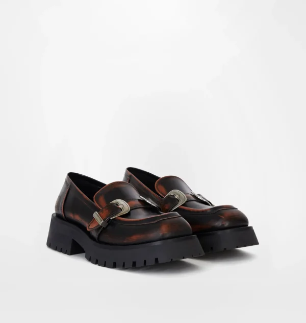 Chiara Ferragni Brand BUCKLES LOAFER | Flat Shoes
