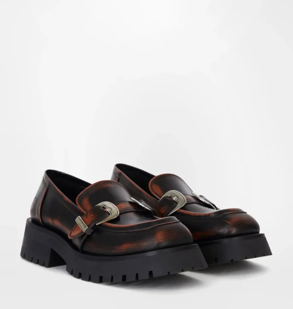 Chiara Ferragni Brand BUCKLES LOAFER | Flat Shoes