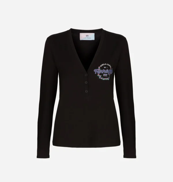Chiara Ferragni Brand BUTTONS FLOWERS PYJAMAS | Homewear