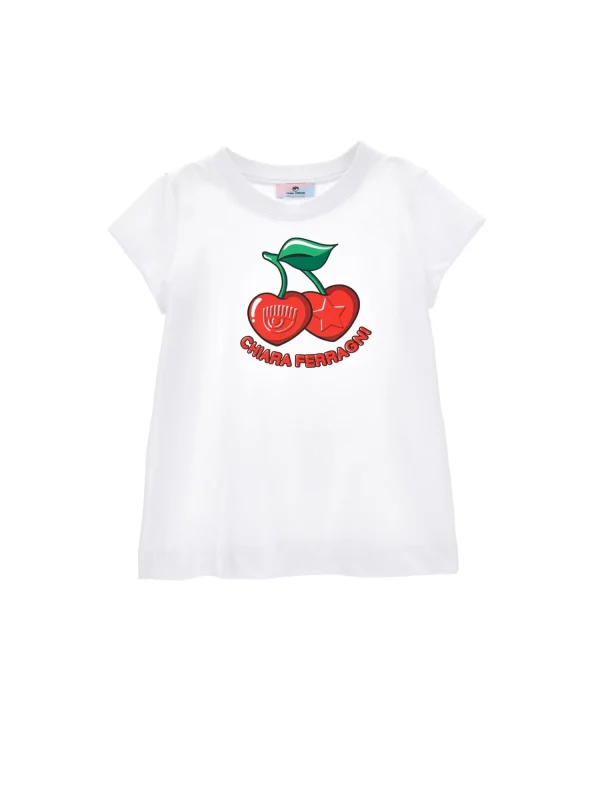 Chiara Ferragni Brand CHERRY T-SHIRT | Kids Kids 2-10 Years