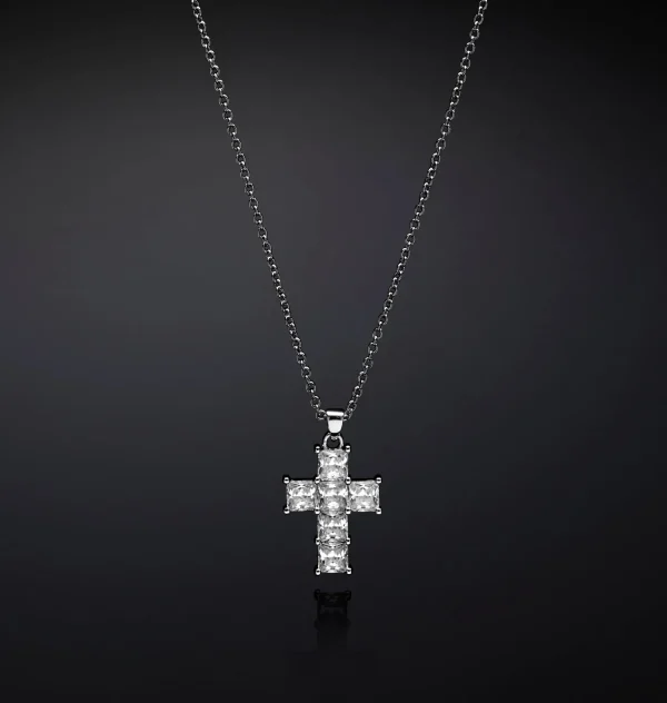 Chiara Ferragni Brand CLASSIC CROSS PENDANT NECKLACE | Necklaces
