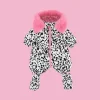 Chiara Ferragni Brand DALMATIAN CF PADDED ROMPER | Kids New Born 0-24 Months
