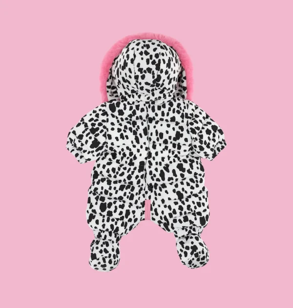 Chiara Ferragni Brand DALMATIAN CF PADDED ROMPER | Kids New Born 0-24 Months