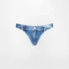 Chiara Ferragni Brand DENIM PRINT BIKINI BOTTOM | Beachwear