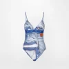 Chiara Ferragni Brand DENIM PRINT BODY | Underwear
