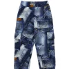 Chiara Ferragni Brand DENIM PRINT CARGO PANTS | Kids Kids 2-10 Years