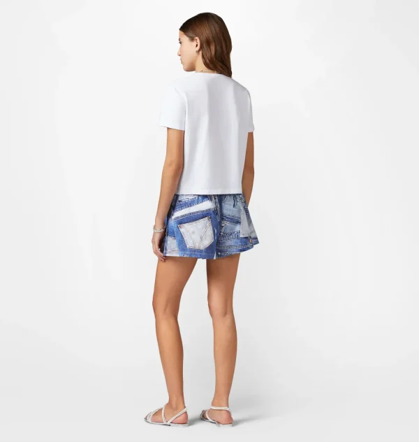 Chiara Ferragni Brand DENIM PRINT SHORT PYJAMAS | Homewear