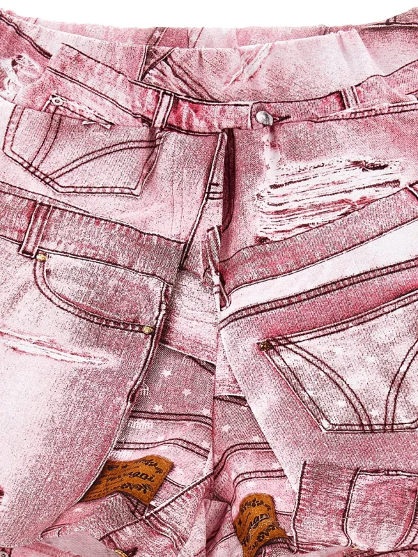 Chiara Ferragni Brand DENIM PRINT SHORTS | Kids Kids 2-10 Years
