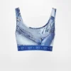 Chiara Ferragni Brand DENIM PRINT TOP | Underwear