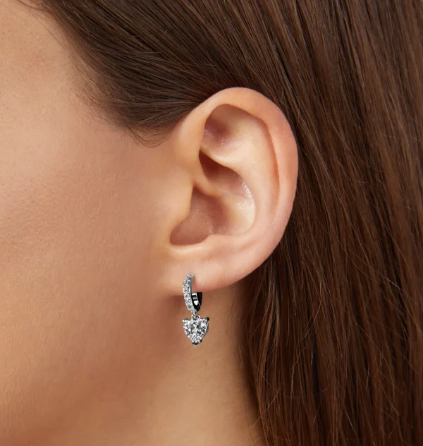Chiara Ferragni Brand EARRINGS WITH FIRST LOVE PENDANT | Earrings