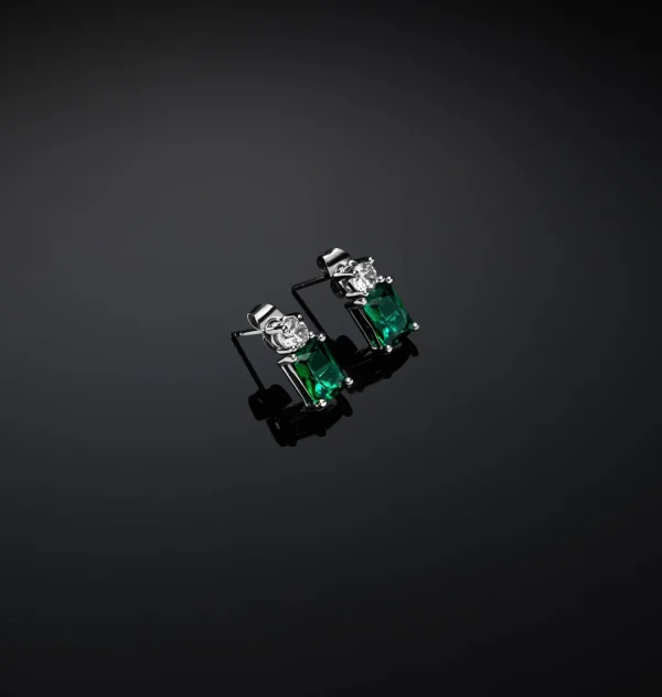 Chiara Ferragni Brand EMERALD EARRINGS | Earrings