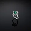 Chiara Ferragni Brand EMERALD HEART RING | Rings
