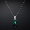 Chiara Ferragni Brand EMERALD PENDANT NECKLACE | Necklaces