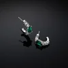 Chiara Ferragni Brand EMERALD SMALL HOOP EARRINGS | Earrings