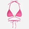 Chiara Ferragni Brand EYE STAR ALL-OVER BIKINI TOP | Beachwear