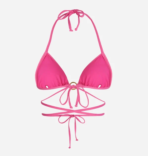 Chiara Ferragni Brand EYE STAR ALL-OVER BIKINI TOP | Beachwear