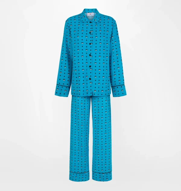 Chiara Ferragni Brand EYE STAR ALL-OVER PYJAMAS | Homewear | Underwear