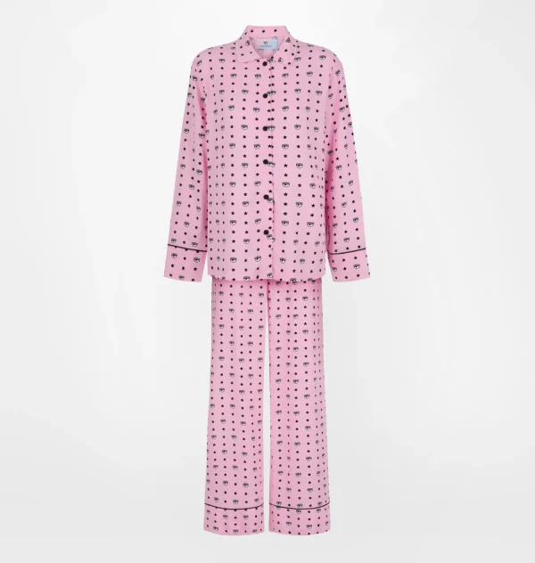 Chiara Ferragni Brand EYE STAR ALL-OVER PYJAMAS | Homewear | Underwear