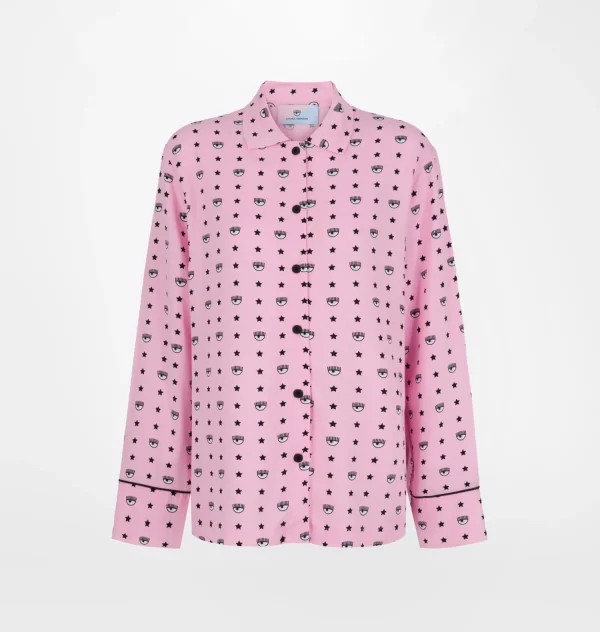 Chiara Ferragni Brand EYE STAR ALL-OVER PYJAMAS | Homewear | Underwear
