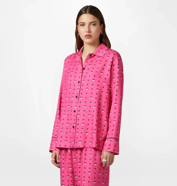 Chiara Ferragni Brand EYE STAR ALL-OVER PYJAMAS | Homewear