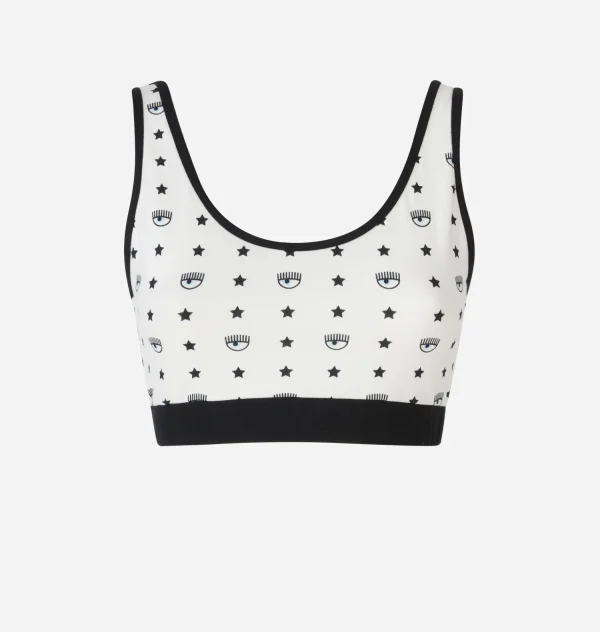 Chiara Ferragni Brand EYE STAR ALL-OVER TOP | Underwear