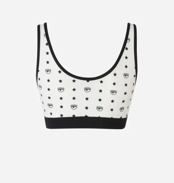 Chiara Ferragni Brand EYE STAR ALL-OVER TOP | Underwear