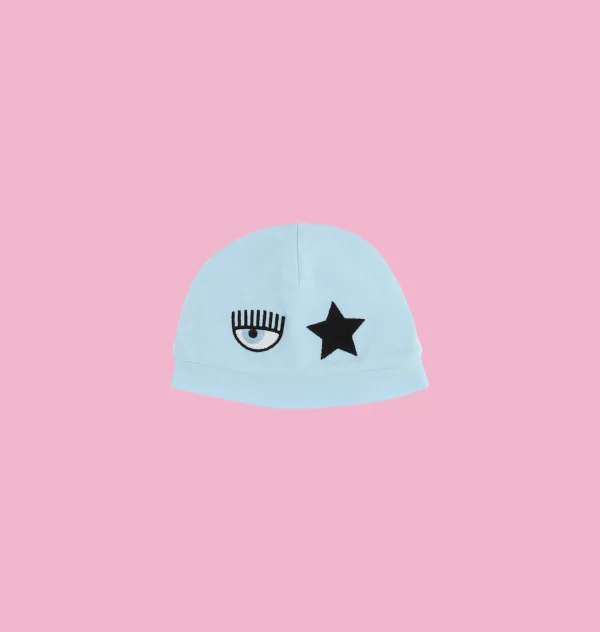 Chiara Ferragni Brand EYE STAR BONNET | Kids New Born 0-24 Months