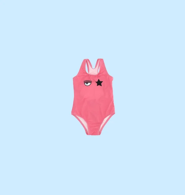 Chiara Ferragni Brand EYE STAR ONE PIECE SWIMSUIT | Kids New Born 0-24 Months