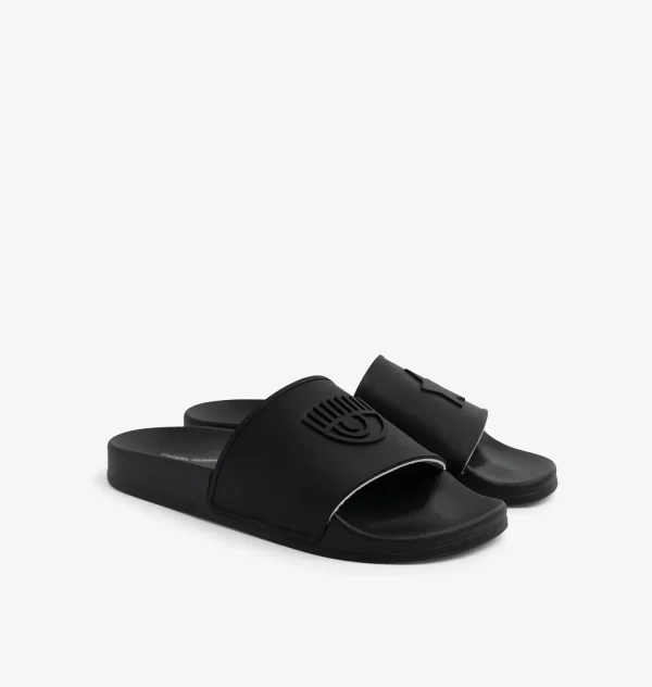Chiara Ferragni Brand EYE STAR SLIDERS | Flat Shoes