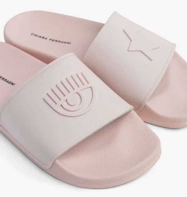 Chiara Ferragni Brand EYE STAR SLIDERS | Flat Shoes