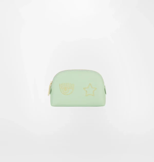 Chiara Ferragni Brand EYE STAR STUDS MINI TROUSSE | Small Leather Goods
