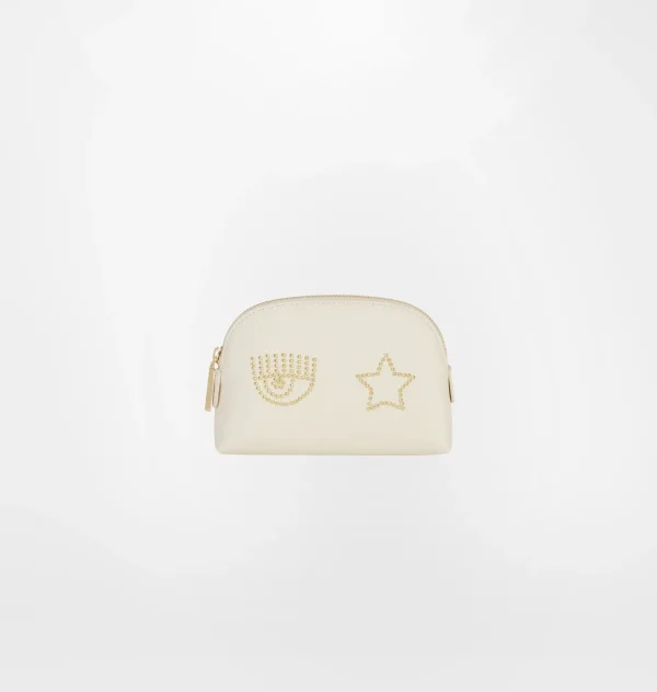 Chiara Ferragni Brand EYE STAR STUDS MINI TROUSSE | Small Leather Goods
