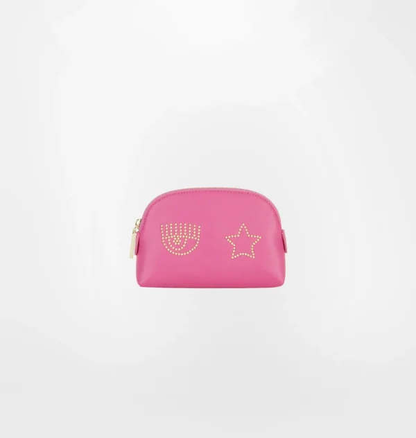 Chiara Ferragni Brand EYE STAR STUDS MINI TROUSSE | Small Leather Goods