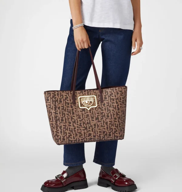 Chiara Ferragni Brand EYELIKE GOTHIC TOTE BAG | Bags