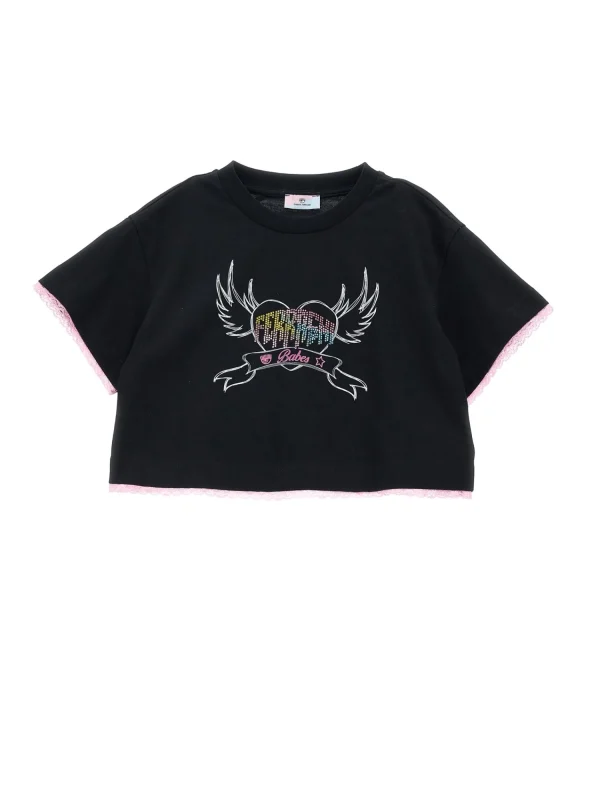 Chiara Ferragni Brand FERRAGNI PUNK CROP T-SHIRT | Kids Kids 2-10 Years