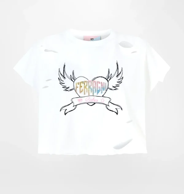 Chiara Ferragni Brand FERRAGNI PUNK CROP T-SHIRT | Tops & T-Shirt