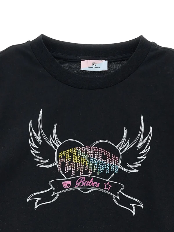 Chiara Ferragni Brand FERRAGNI PUNK CROP T-SHIRT | Kids Kids 2-10 Years