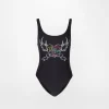 Chiara Ferragni Brand FERRAGNI PUNK ONE-PIECE SWIMSUIT | Beachwear