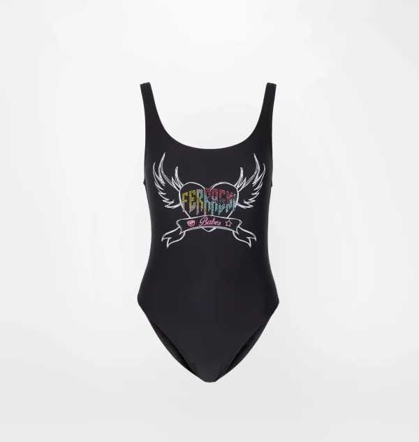 Chiara Ferragni Brand FERRAGNI PUNK ONE-PIECE SWIMSUIT | Beachwear