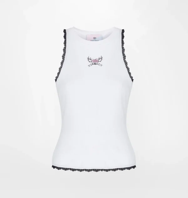 Chiara Ferragni Brand FERRAGNI PUNK TANK TOP | Tops & T-Shirt