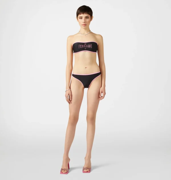 Chiara Ferragni Brand FERRAGNI STRETCH BIKINI BOTTOM | Beachwear