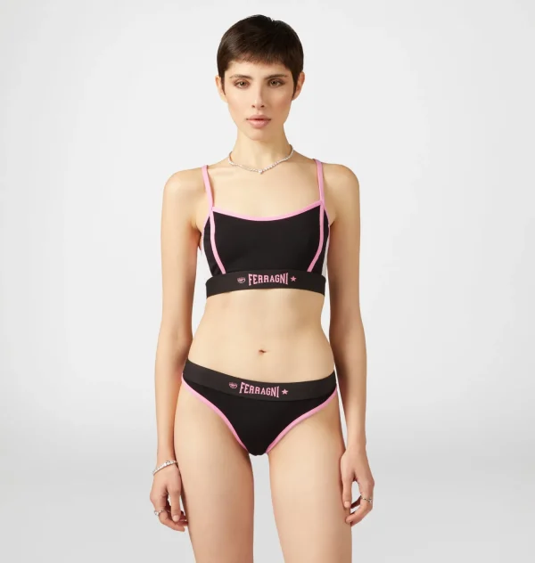 Chiara Ferragni Brand FERRAGNI STRETCH BRALETTE | Underwear